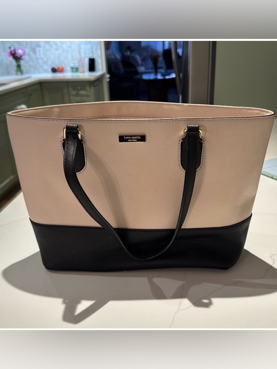 kate spade Handbags - Kate Spade Tote Bag Unused Black Cream